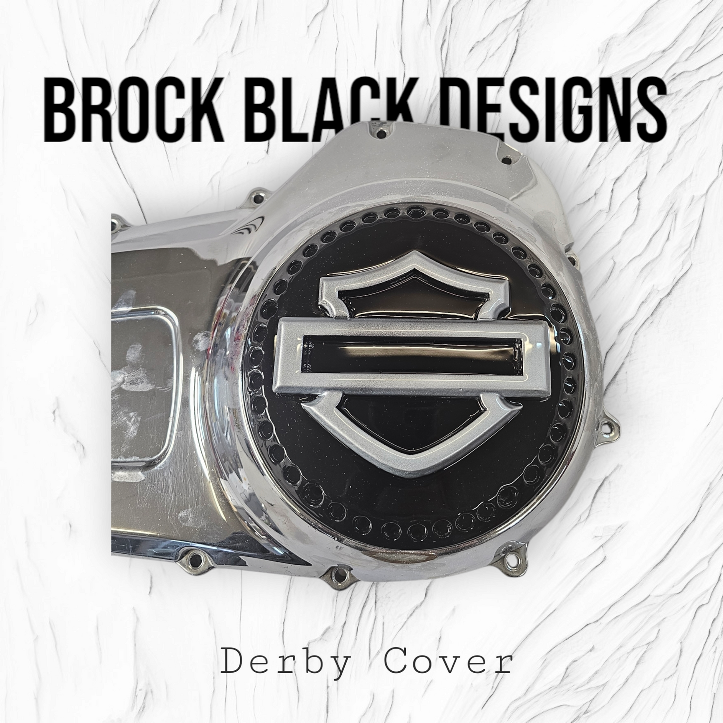 3D Shield themed riveted derby cover