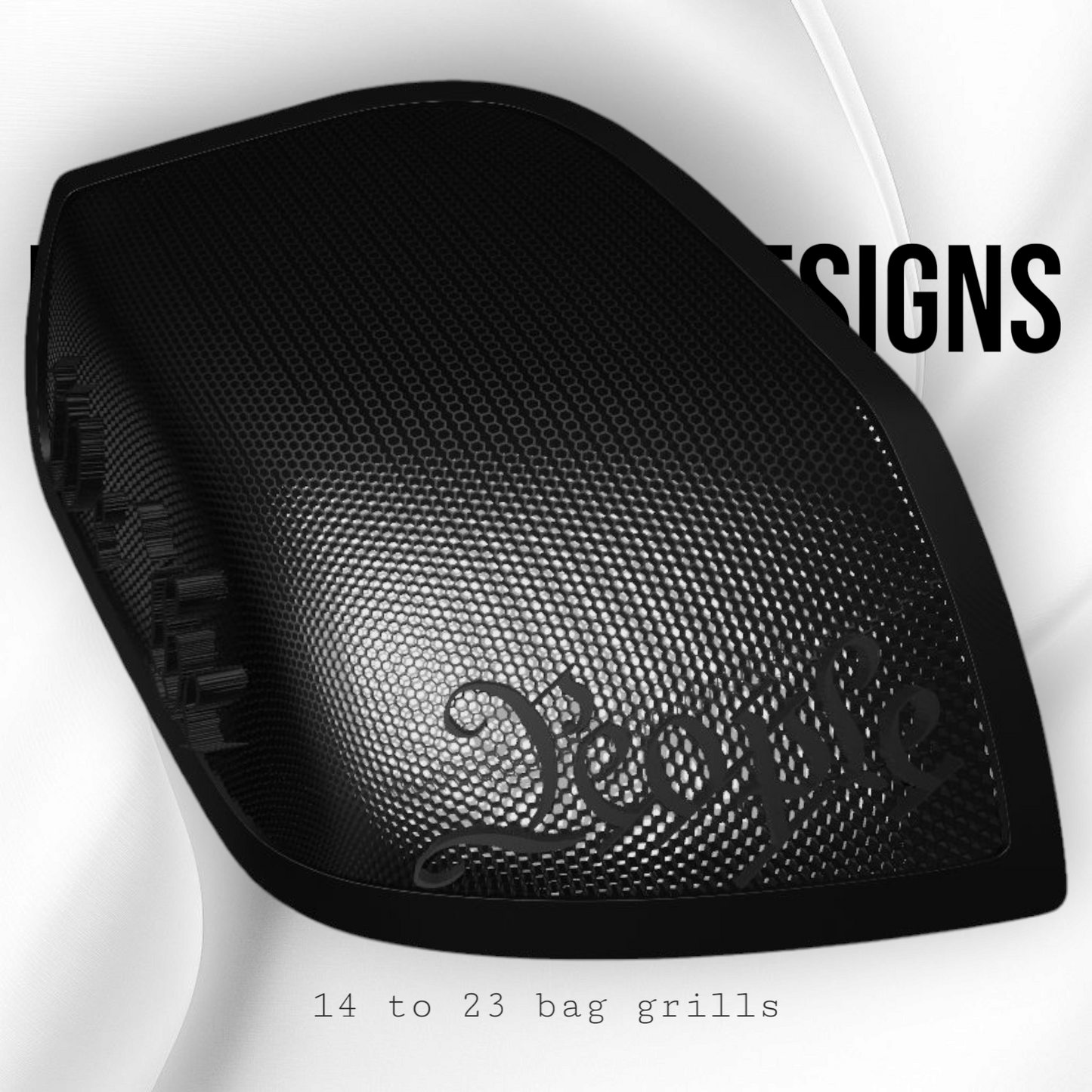 14-24 Harley Davidson bag lid Speaker Grill Cover We the People