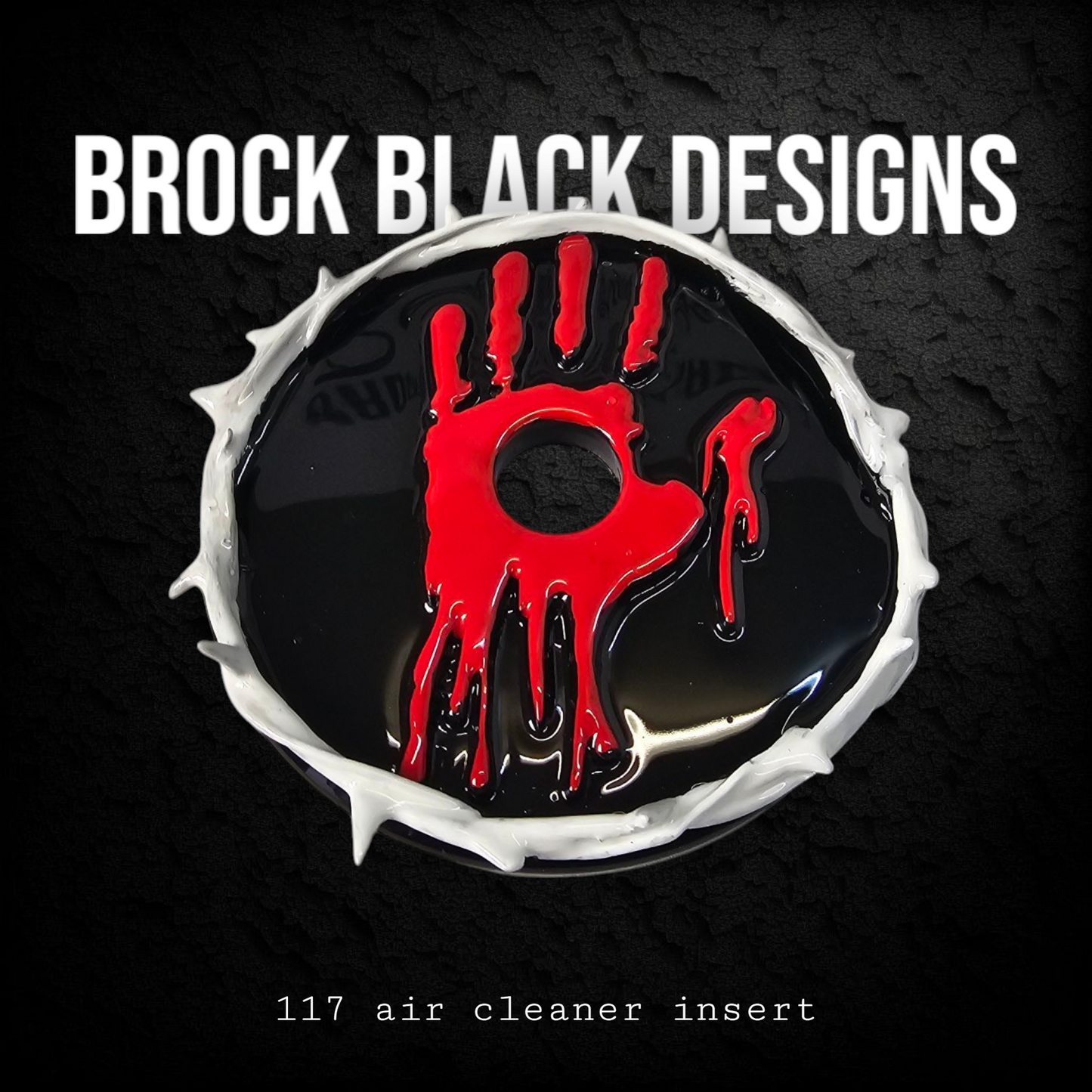 117 air cleaner insert 3D belief themed