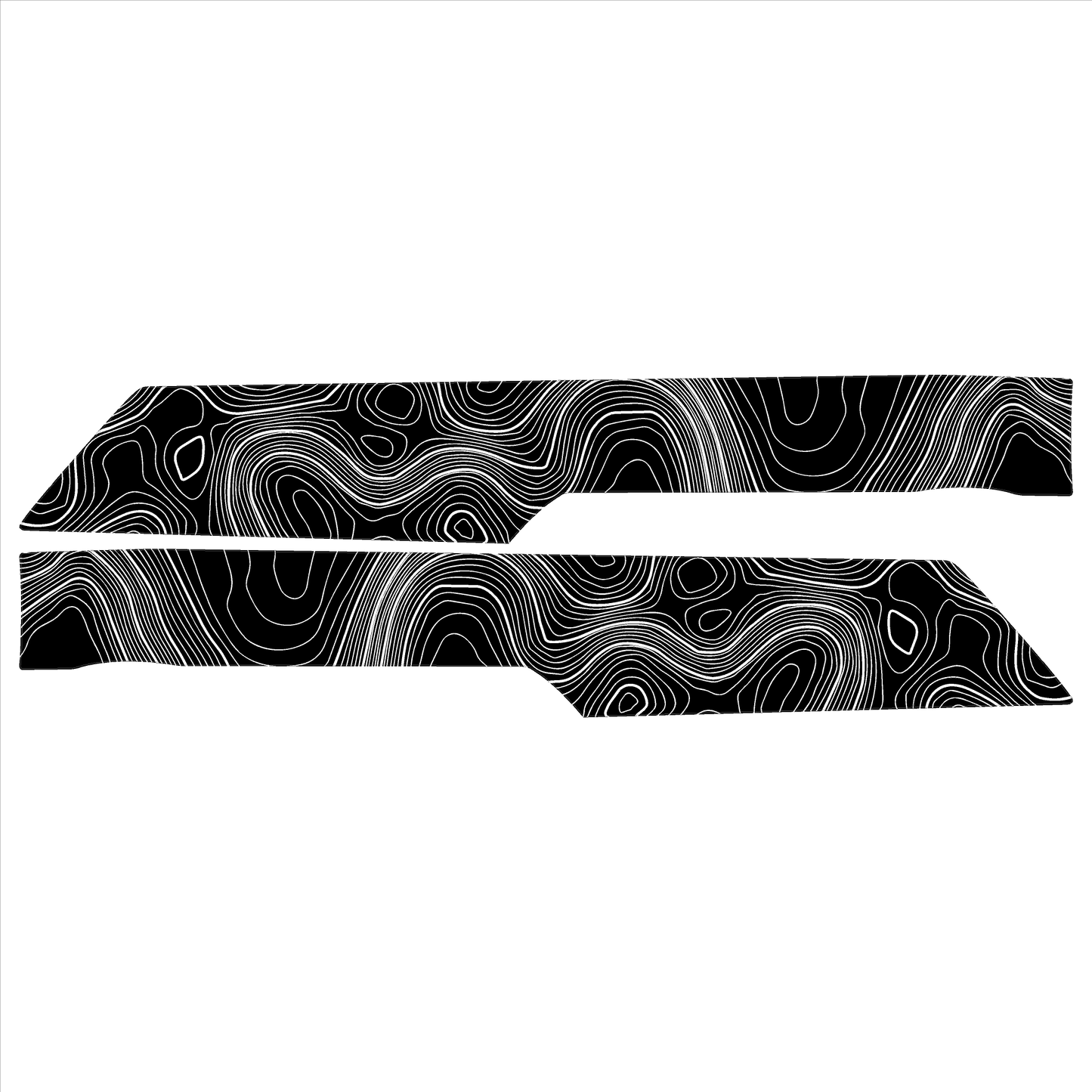 Topo Understeering Panel Overlay (Printed Series) - 2021-2022 Bronco (Type A)