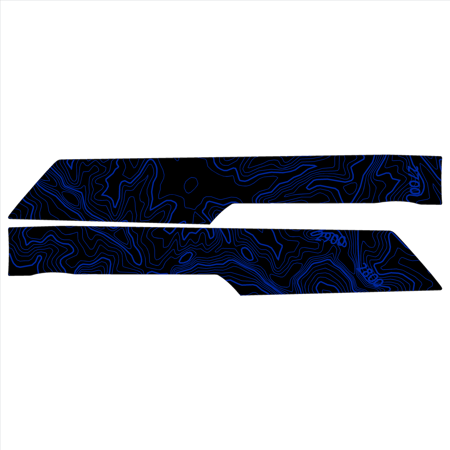 Topo Understeering Panel Overlay (Printed Series) - 2023+ Bronco (Type B)