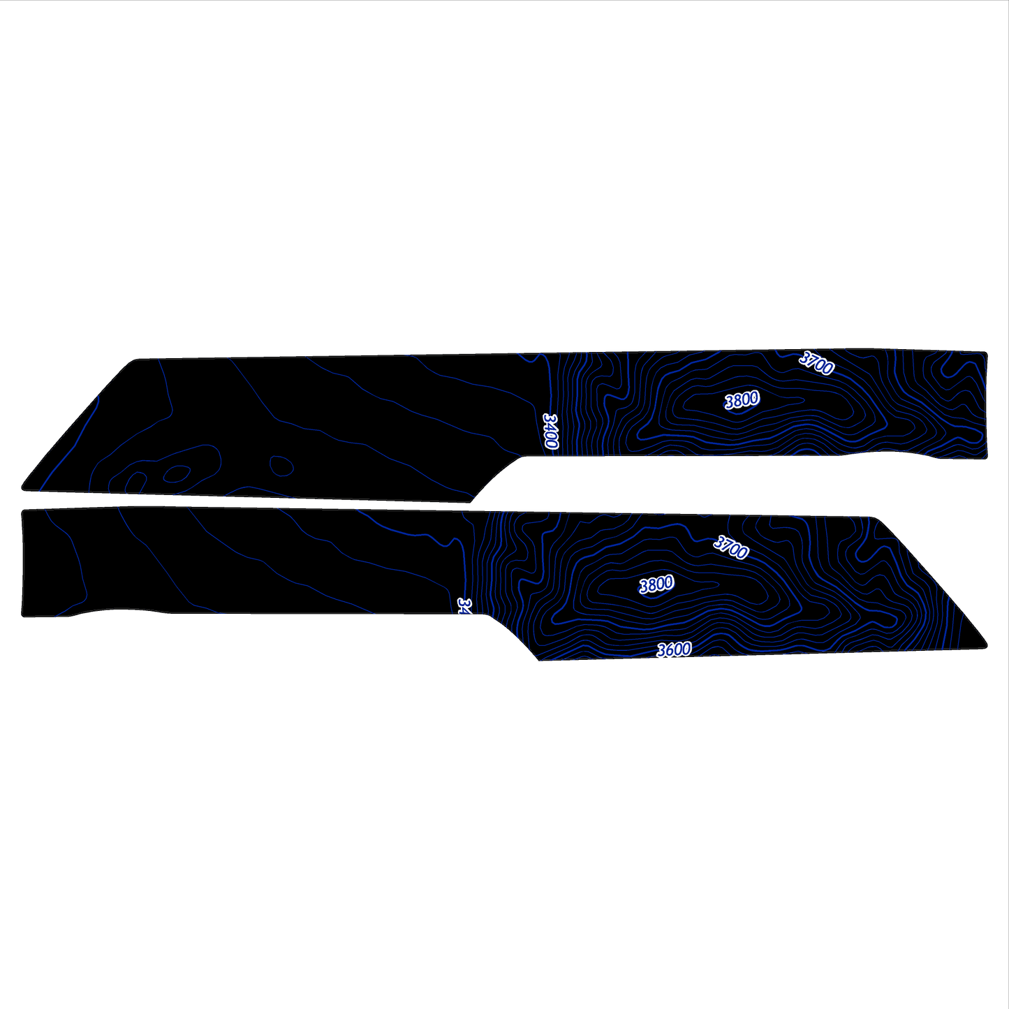 Topo Understeering Panel Overlay (Printed Series) - 2021-2022 Bronco (Type A)