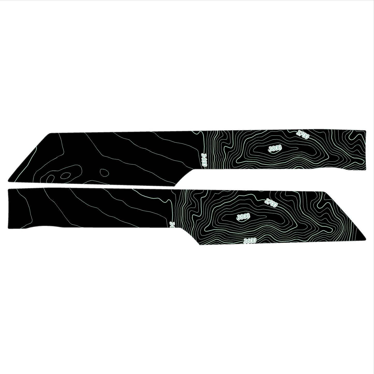 Topo Understeering Panel Overlay (Printed Series) - 2021-2022 Bronco (Type A)