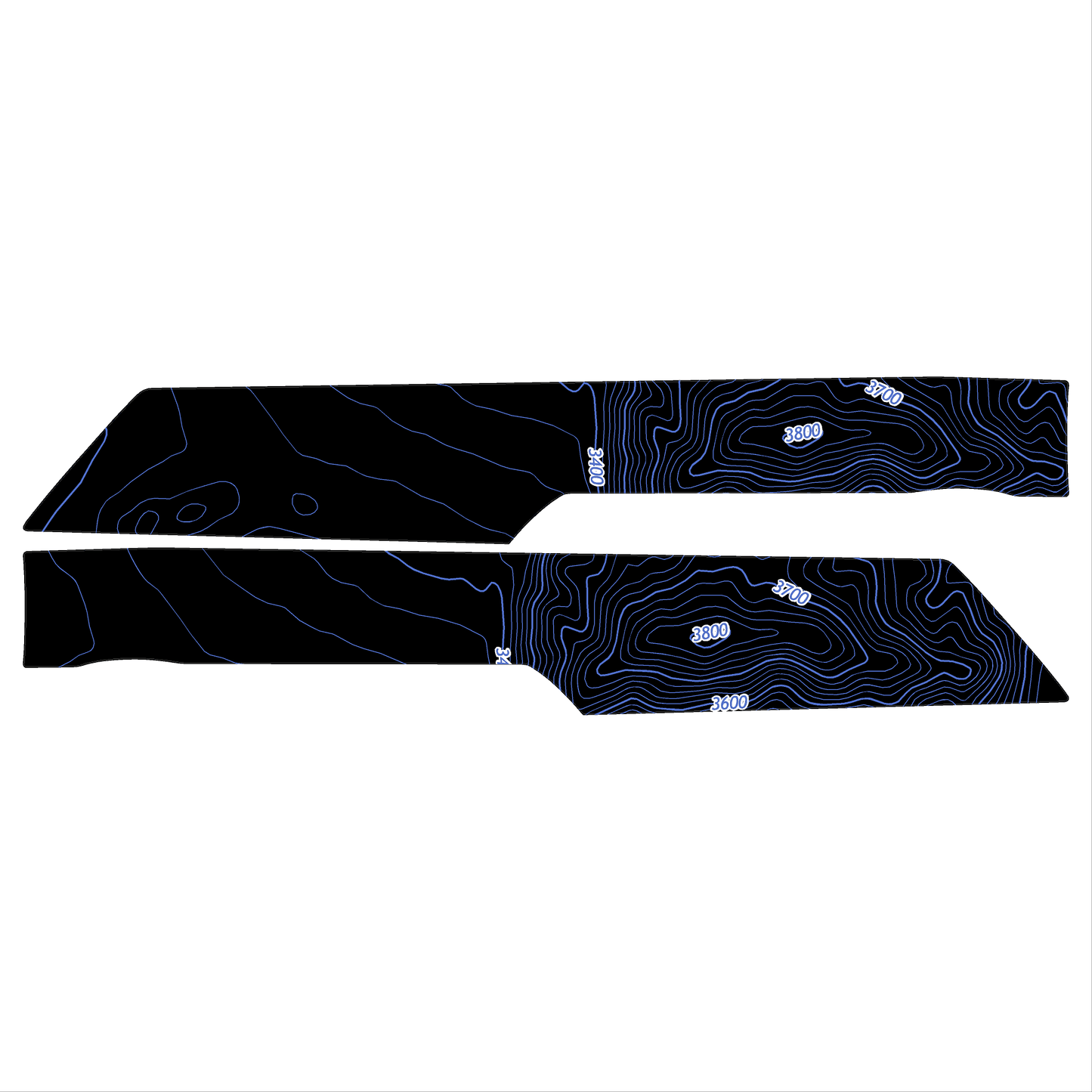 Topo Understeering Panel Overlay (Printed Series) - 2021-2022 Bronco (Type A)