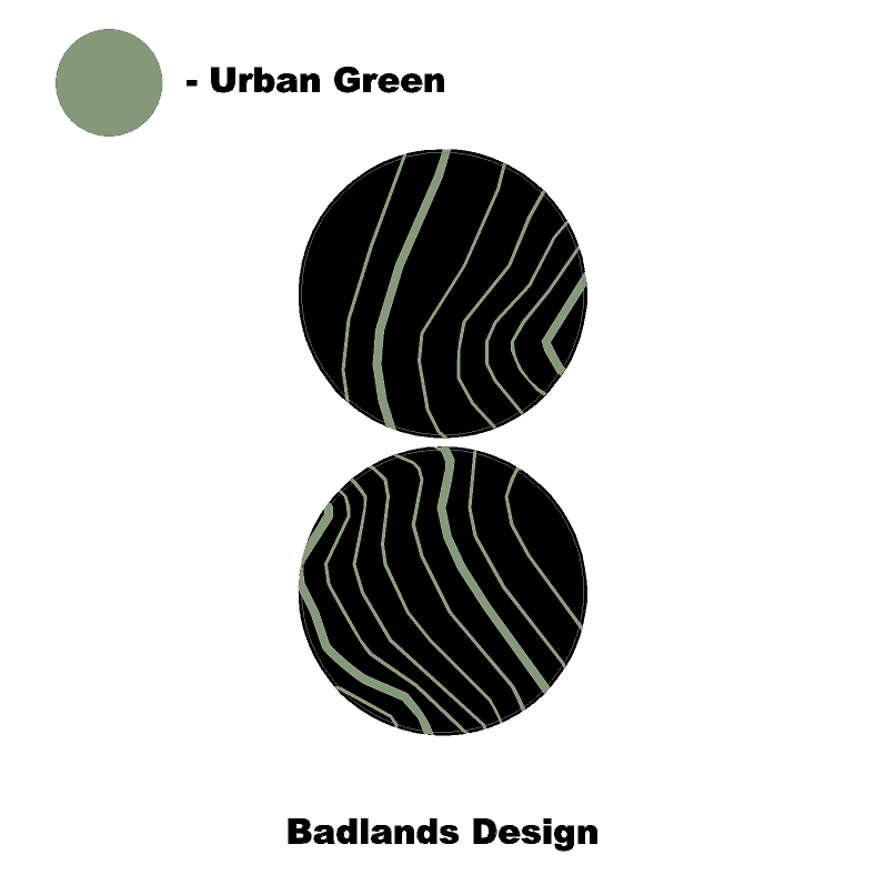 1966 Topographic Shifter Plate (Printed Series + Acrylic) - 2021+ Bronco