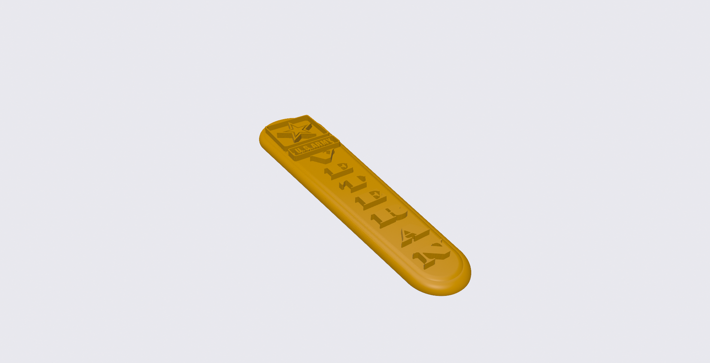 08+ touring console insert 3D US Army Veteran