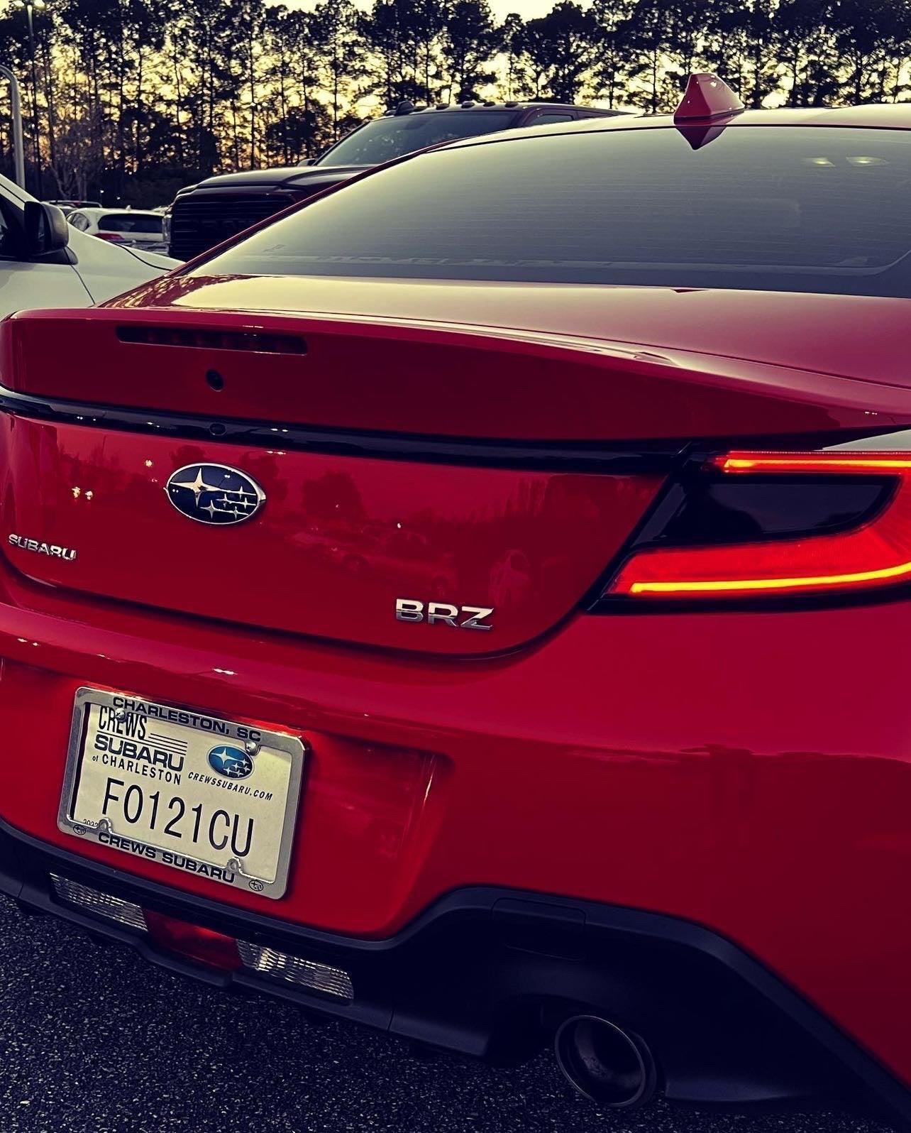 Version 1.0 Tail Light Overlays fits 2022+ BRZ / GR86