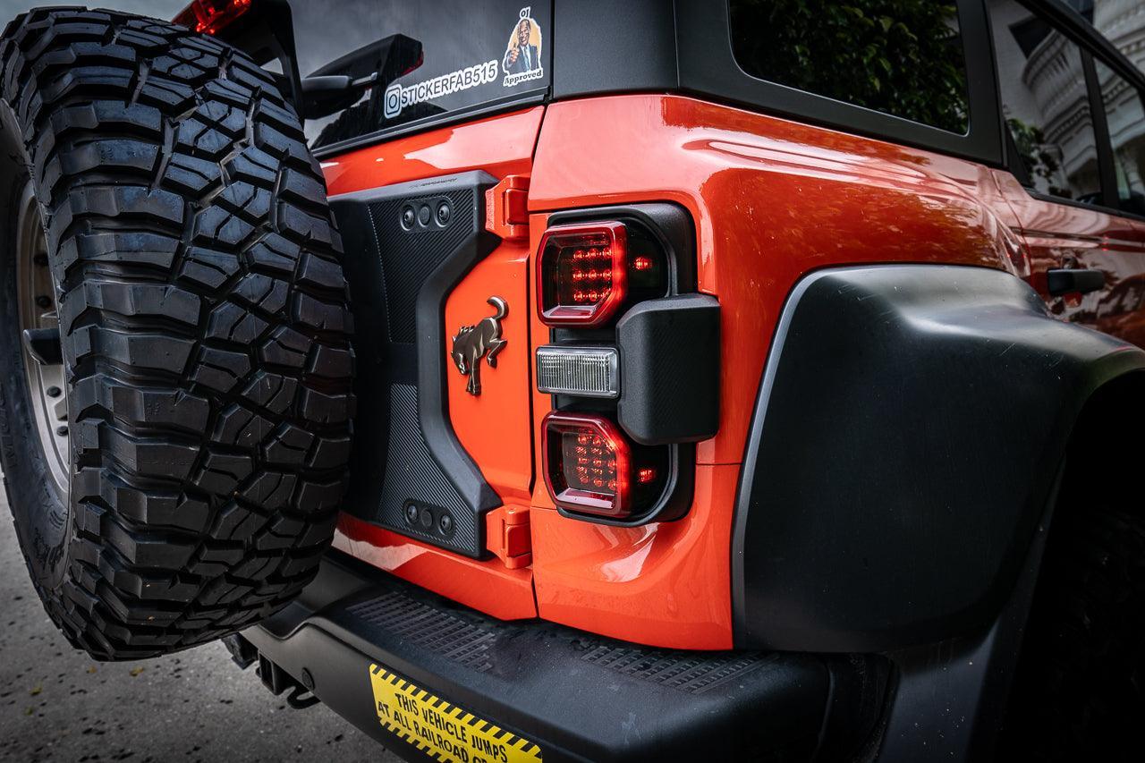 Version 1R Tail Light Overlays - 2021+ Bronco Raptor