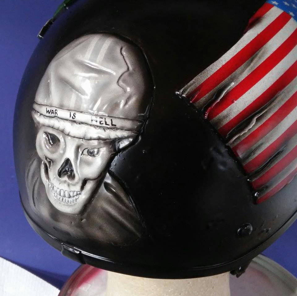 War is Hell harley Helmet