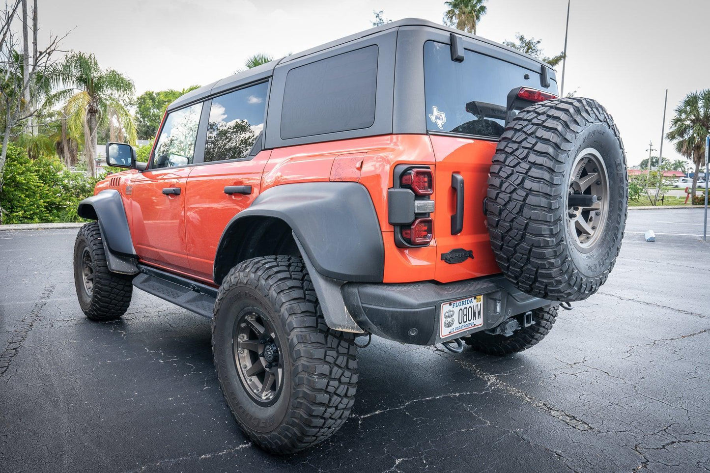 Stealth Clear Hardtop Side Window Overlays - 2021+ Bronco 4 Door
