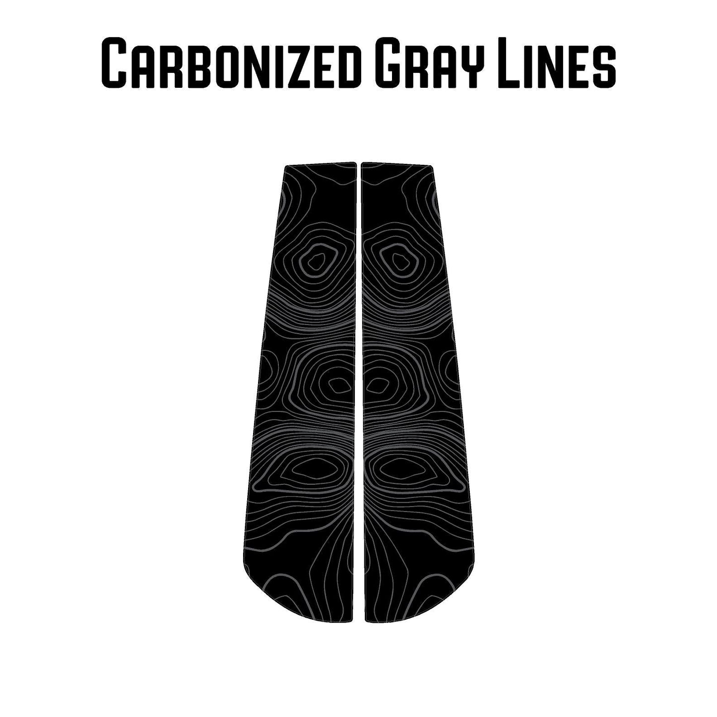 Topographic Sliding Rear Window Trim Overlays - 2025+ 4Runner