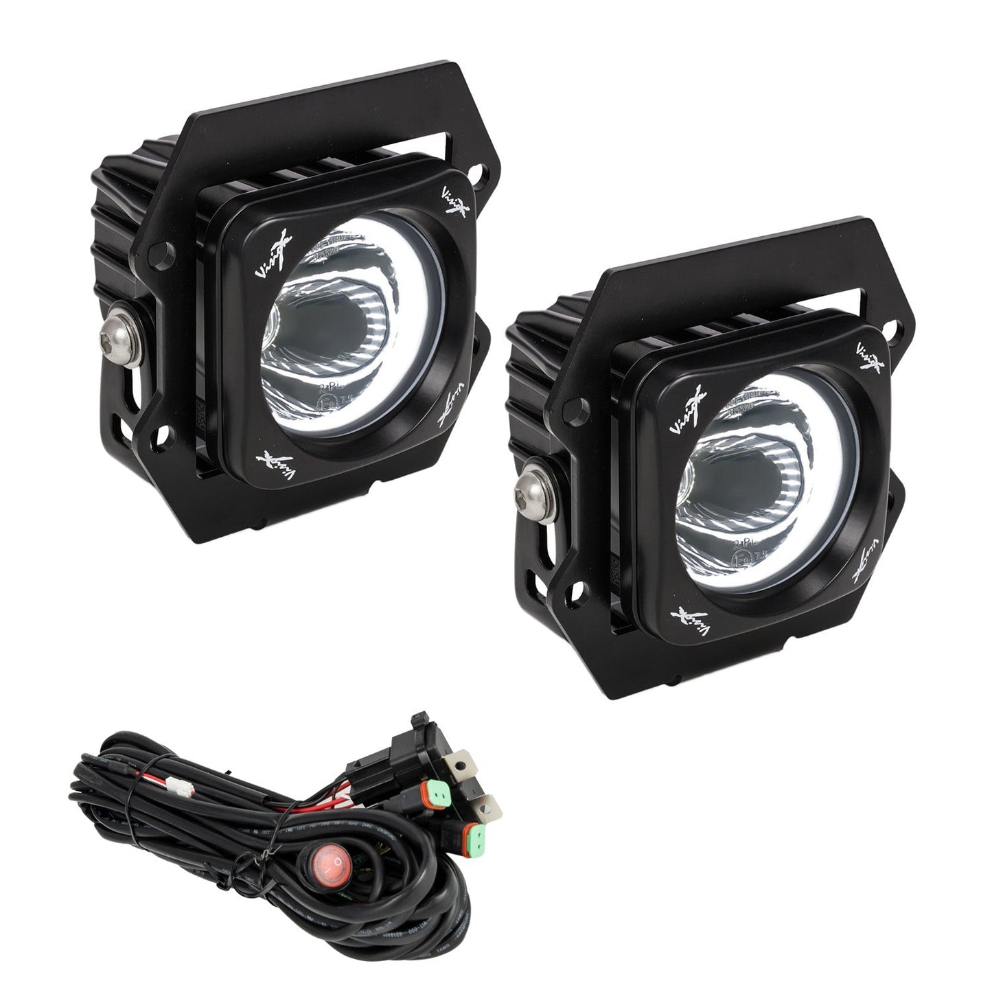 2019+ Ford Ranger LED Fog light Kit With 3.0" Optimus Halo Lights