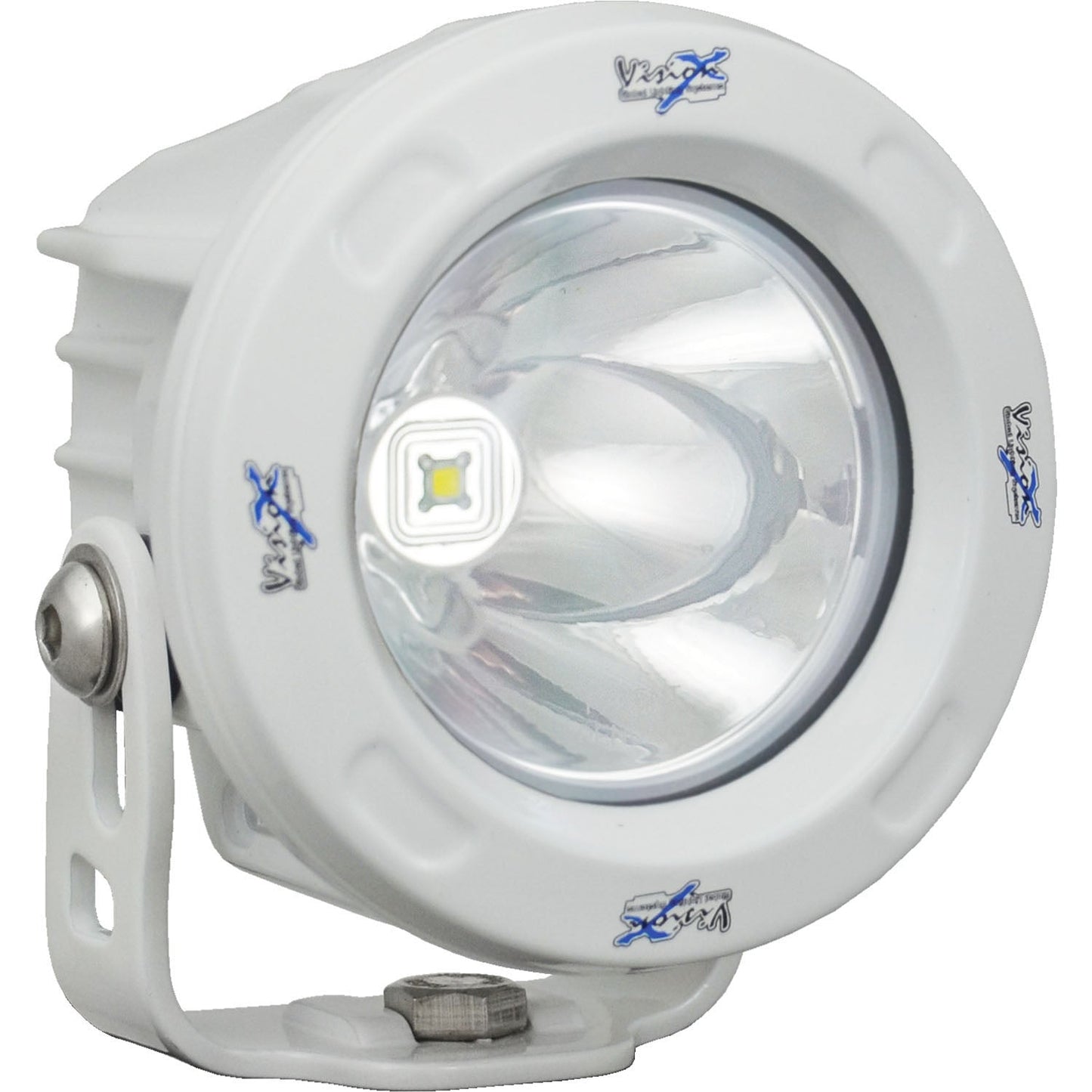 3.7" White Optimus Round 10º Beam LED Light