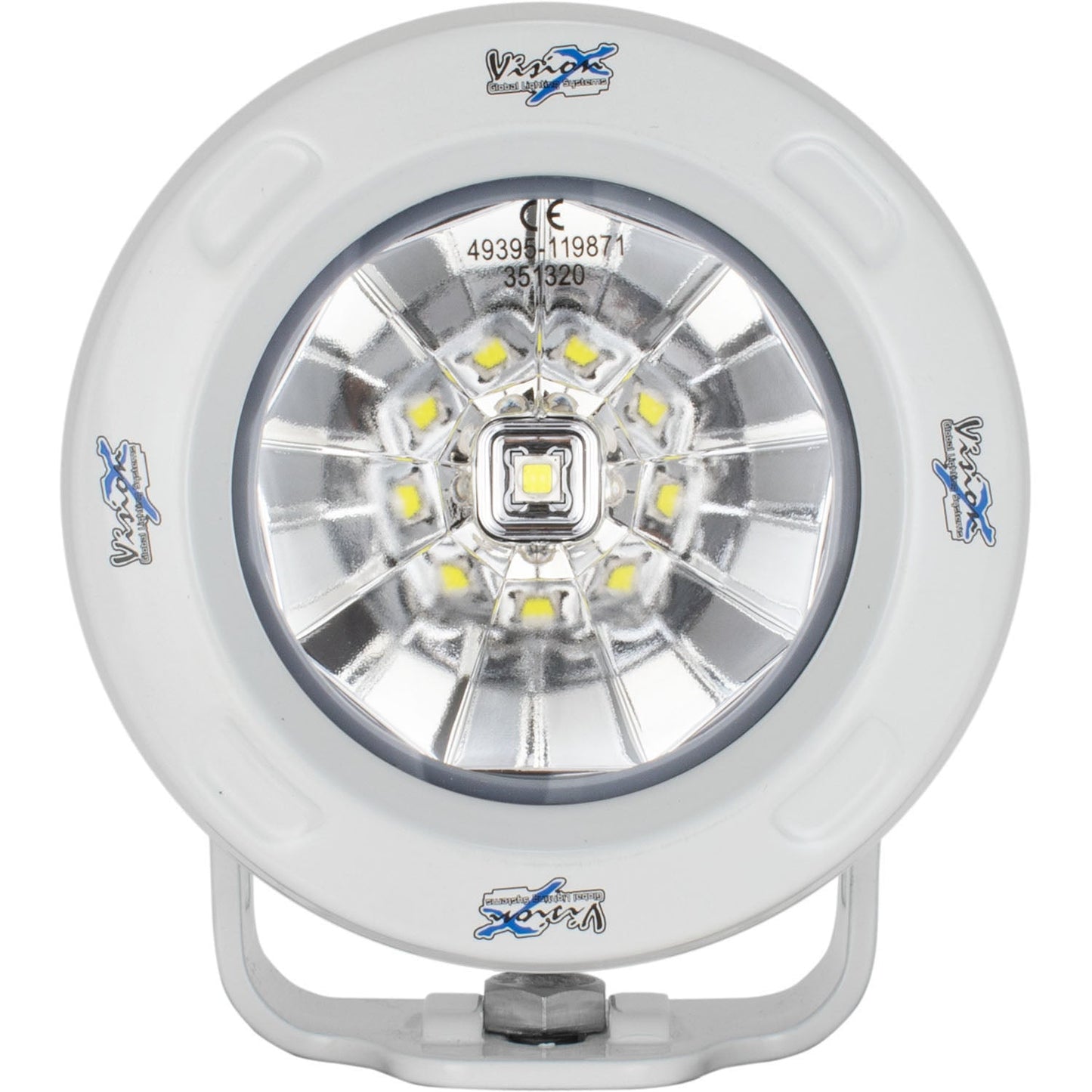 3.7" White Optimus Round 60º Beam LED Light