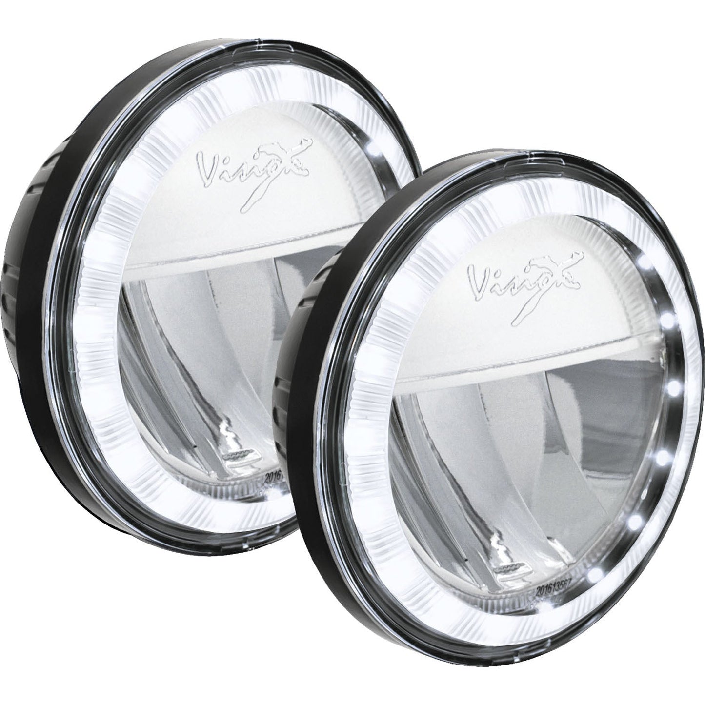 XMC 4.5" LED Passing Lamp Halo Upgrade Kit | Chrome