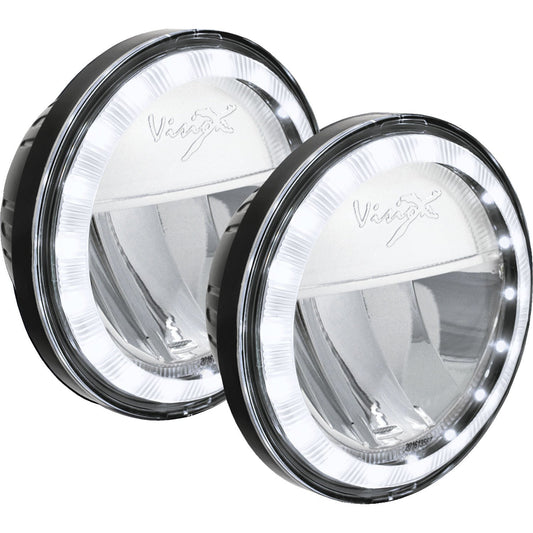 XMC 4.5" LED Passing Lamp Halo Upgrade Kit | Chrome