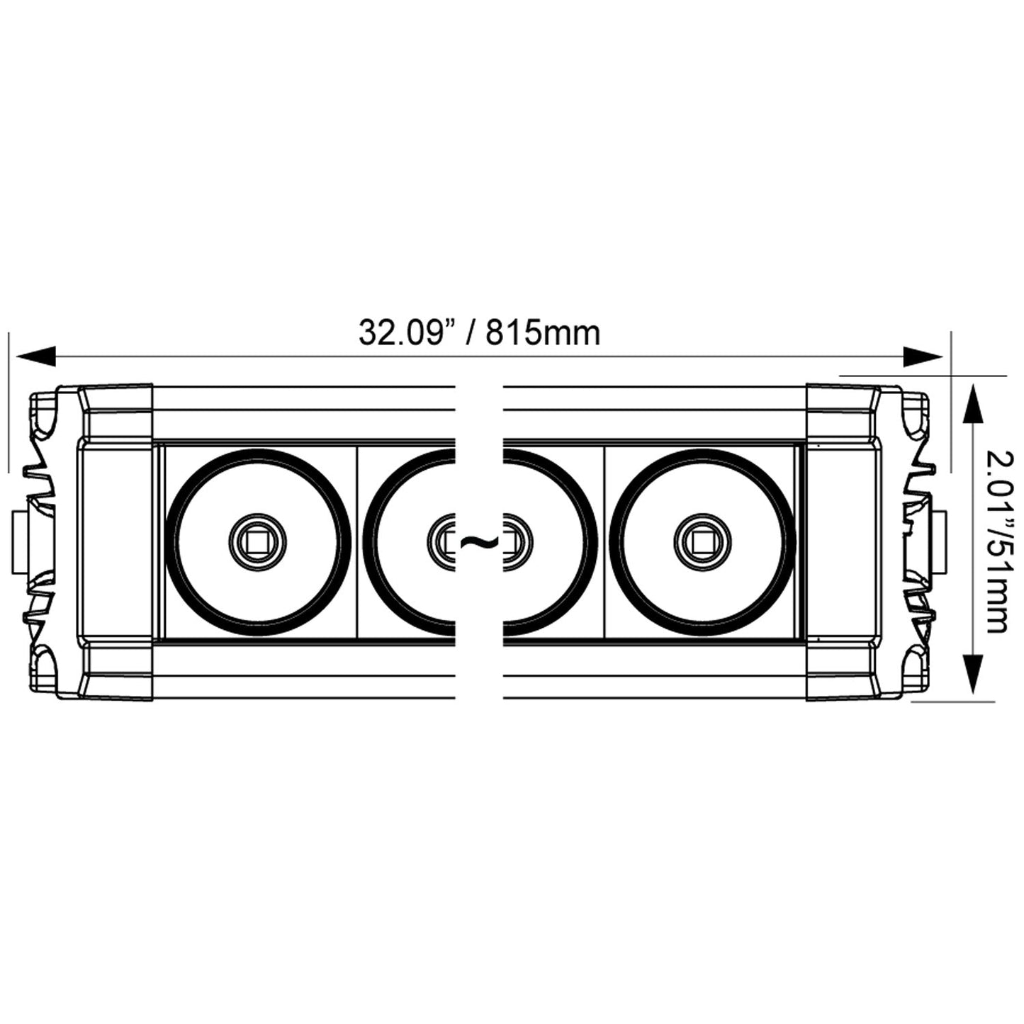2016-2023 Toyota Tacoma Bumper Light Bar Kit